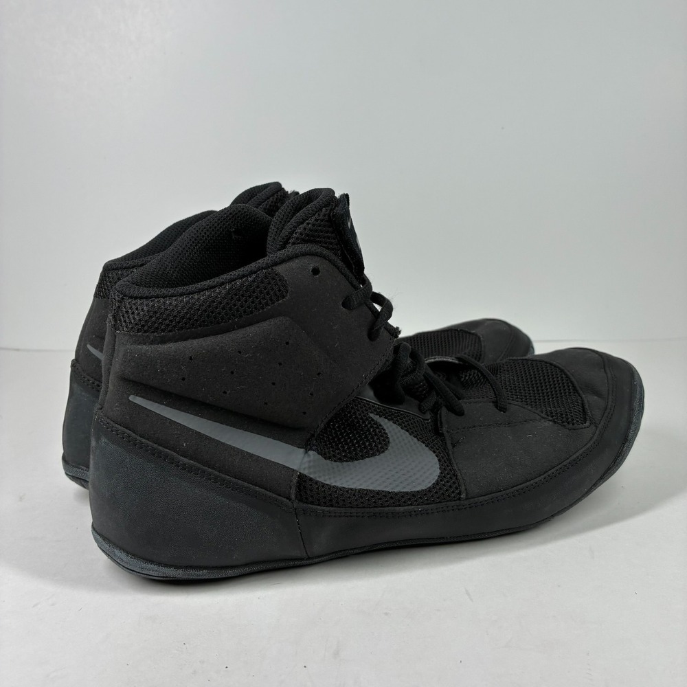 Nike Fury Men's US 11.5 Black Dark Gray Wrestling Boxing MMA Shoes AO2416-010 - Picture 12 of 16